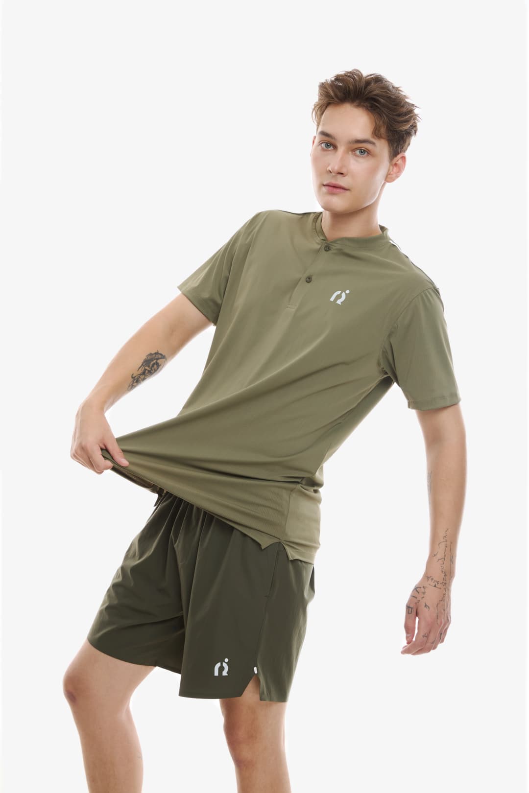 Bộ thể thao Henley FRNI 02 XANH LÁ 1