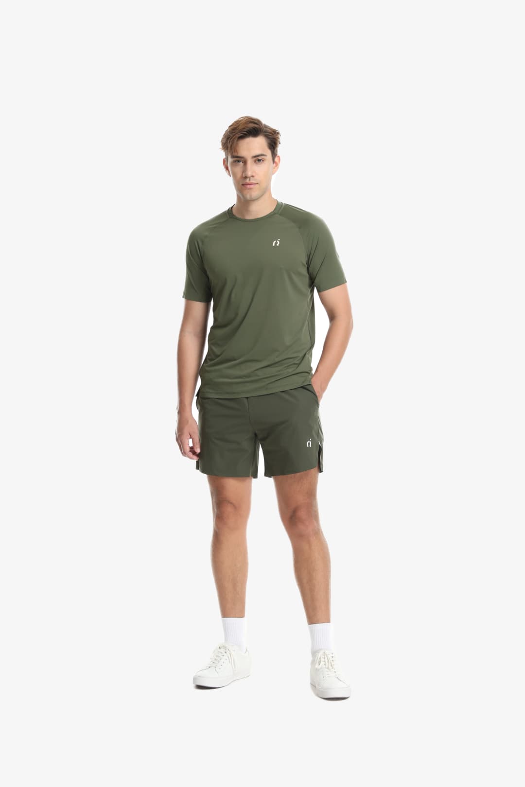 Bộ thể thao cổ tròn FRNI 01 XANH LÁ 1